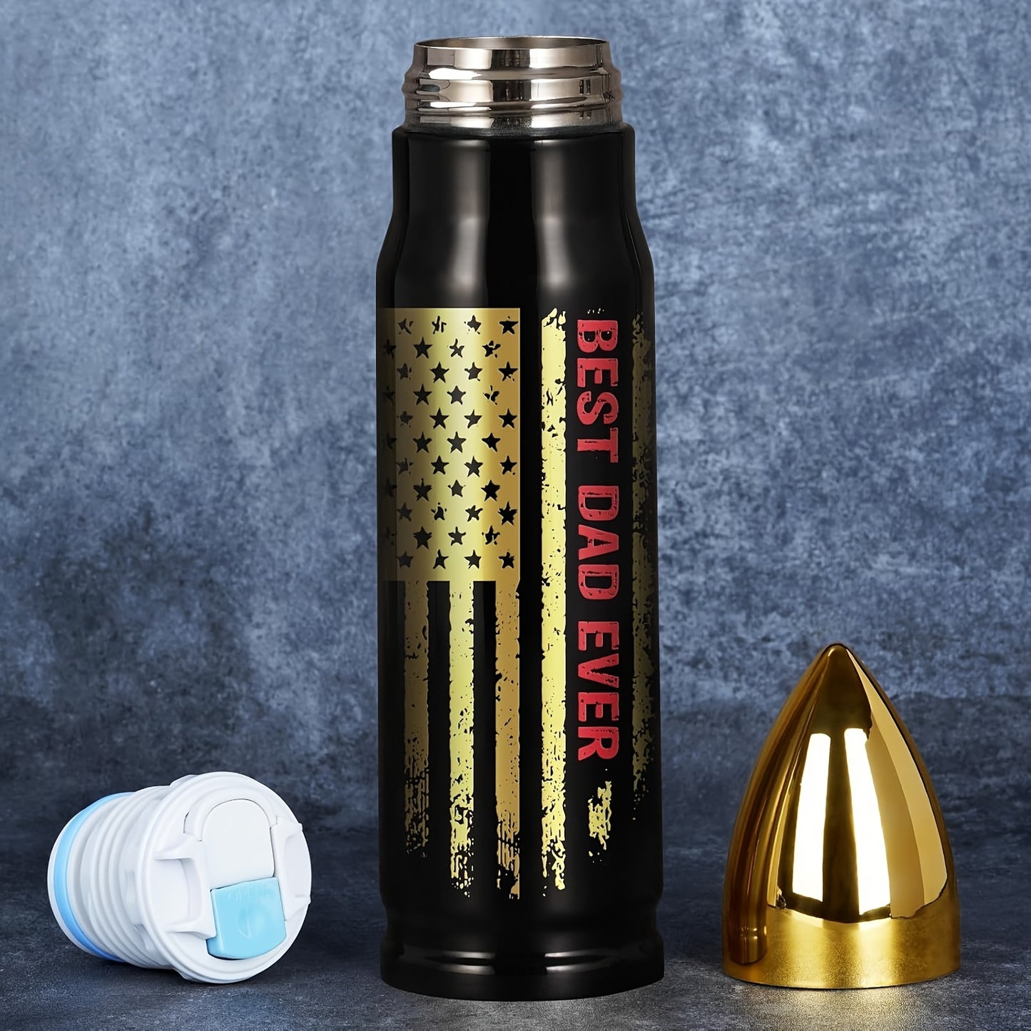 Stainless Steel 17 Oz. Bullet Water Bottle
