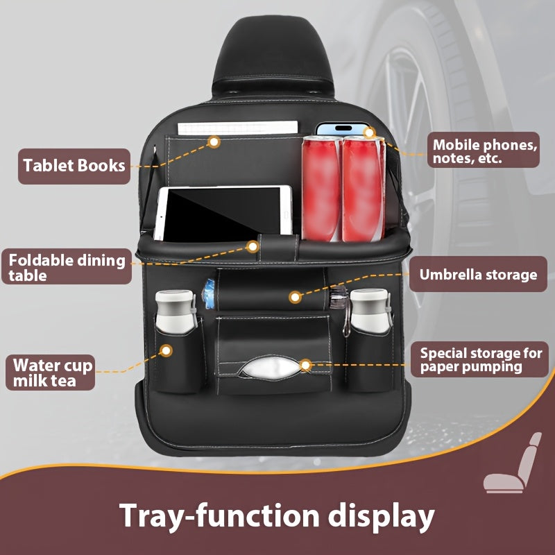 Car Back Seat Organizer Kit