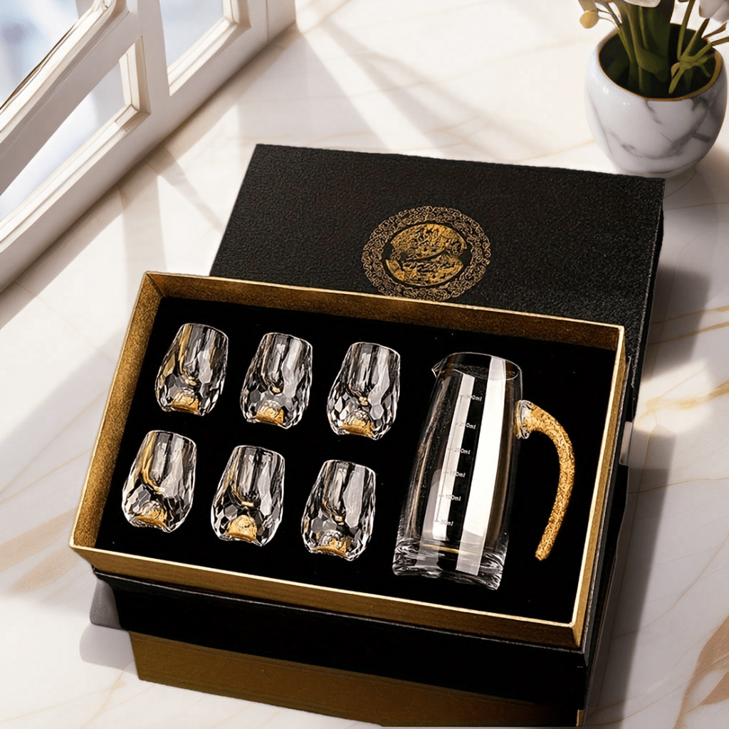 24K Golden Foil Decanter Set