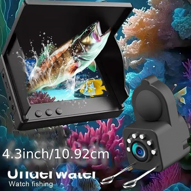 Upgraded Portable 4.3-inch HD Underwater Fishing Camera