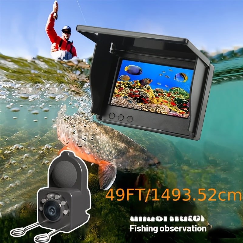 Upgraded Portable 4.3-inch HD Underwater Fishing Camera