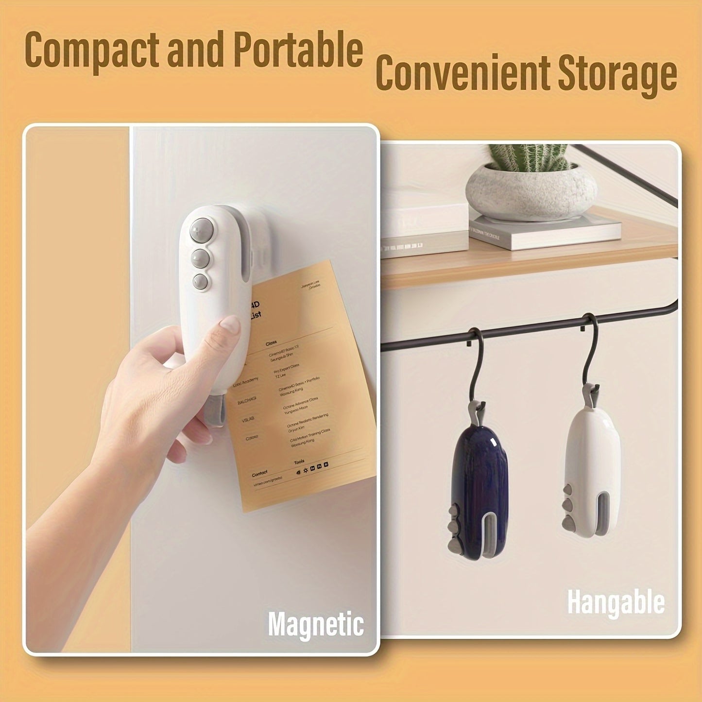 Portable 1pc, Mini Snack Sealer