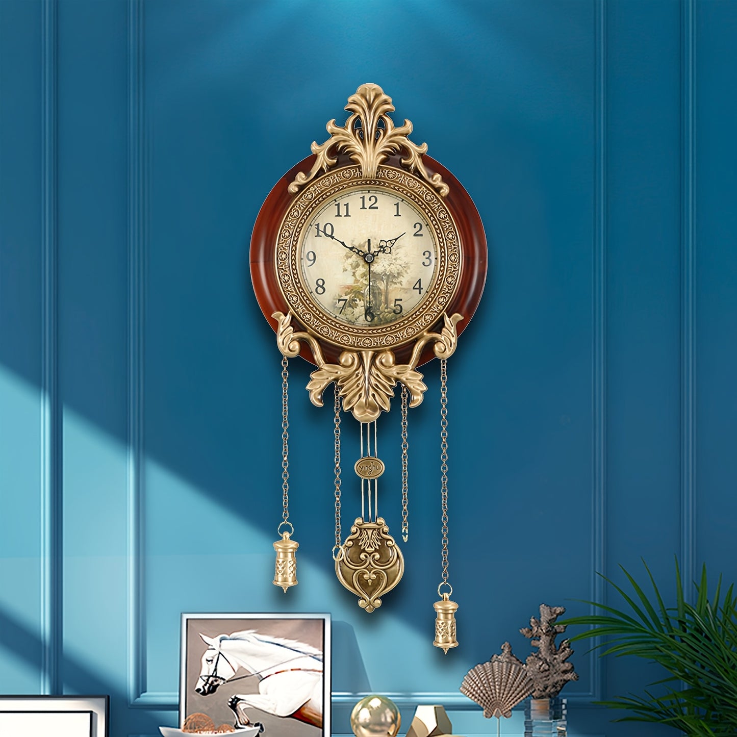 Real Wood Wall Clock