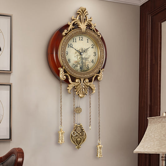 Real Wood Wall Clock