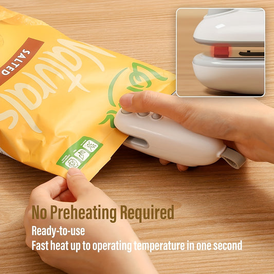 Portable 1pc, Mini Snack Sealer