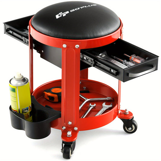Creeper Stool W/2 Drawers 330 LBS Weight Capacity