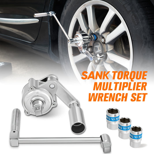 Heavy Duty Torque Multiplier Wrench Set - 1:20 Labor Saving Tool