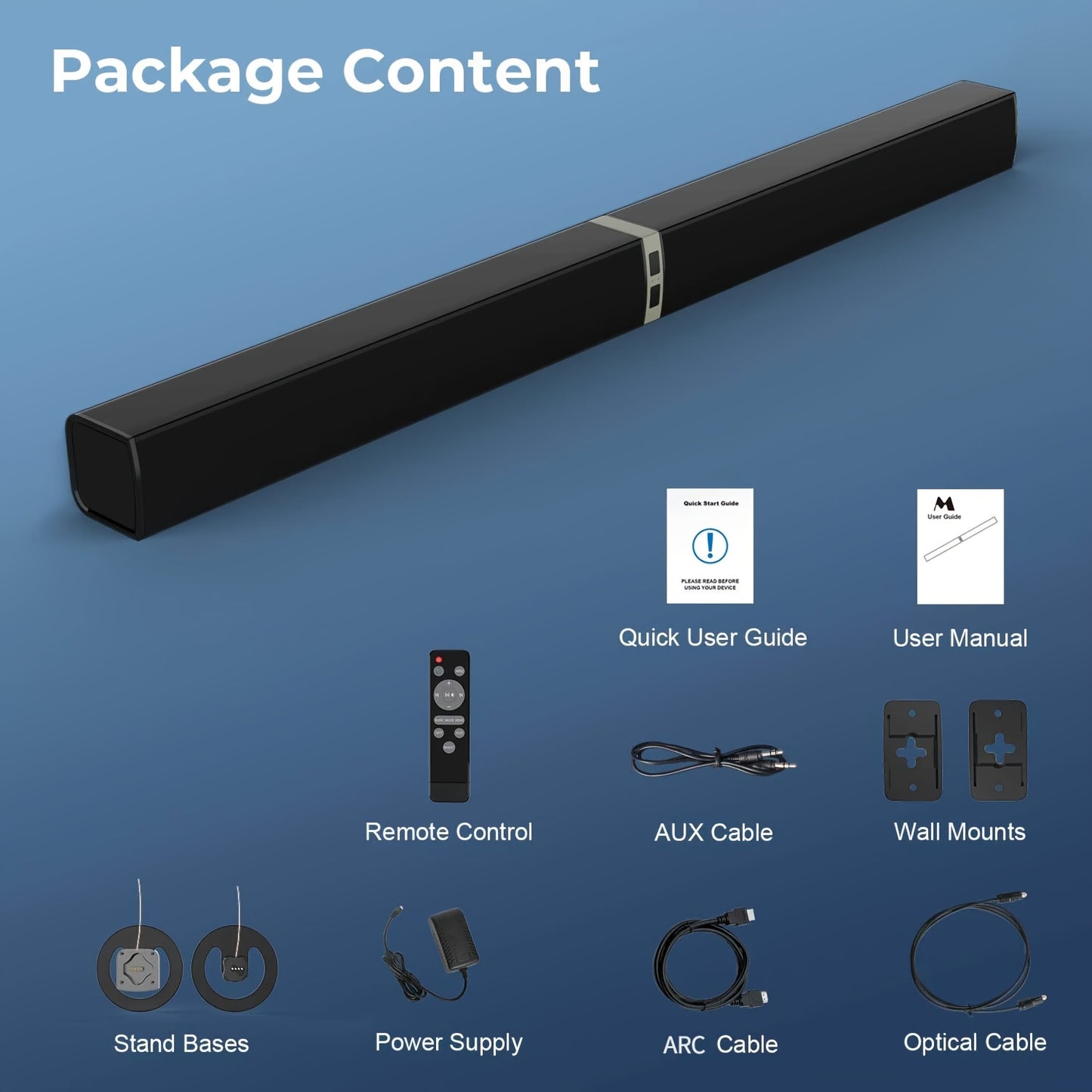TV Sound Bar - 2-in-1