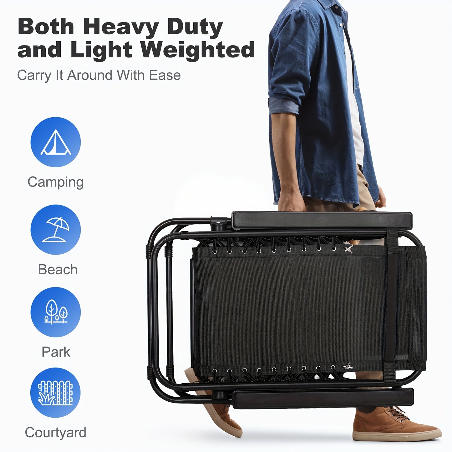 2-Pack Zero Gravity Lounge Chairs