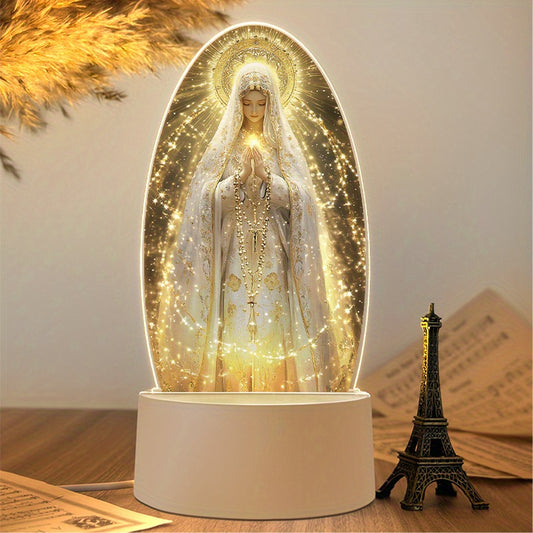 1pc Virgin Mary Decorative Lamp