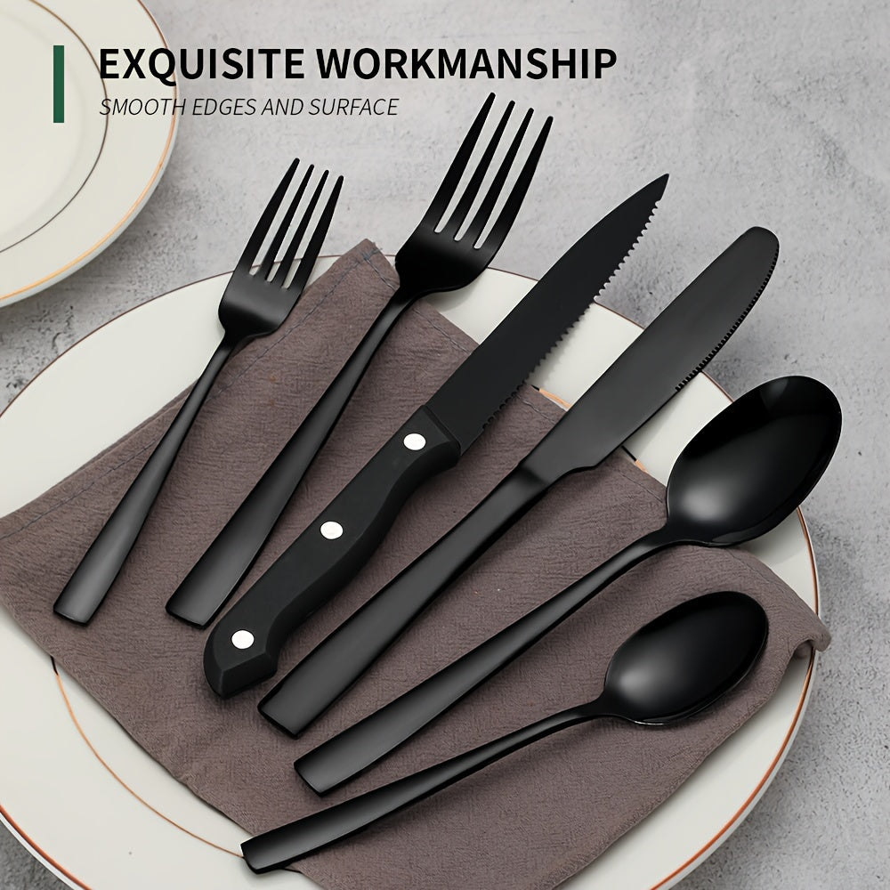 48-Piece Stainless Steel Flatware Set