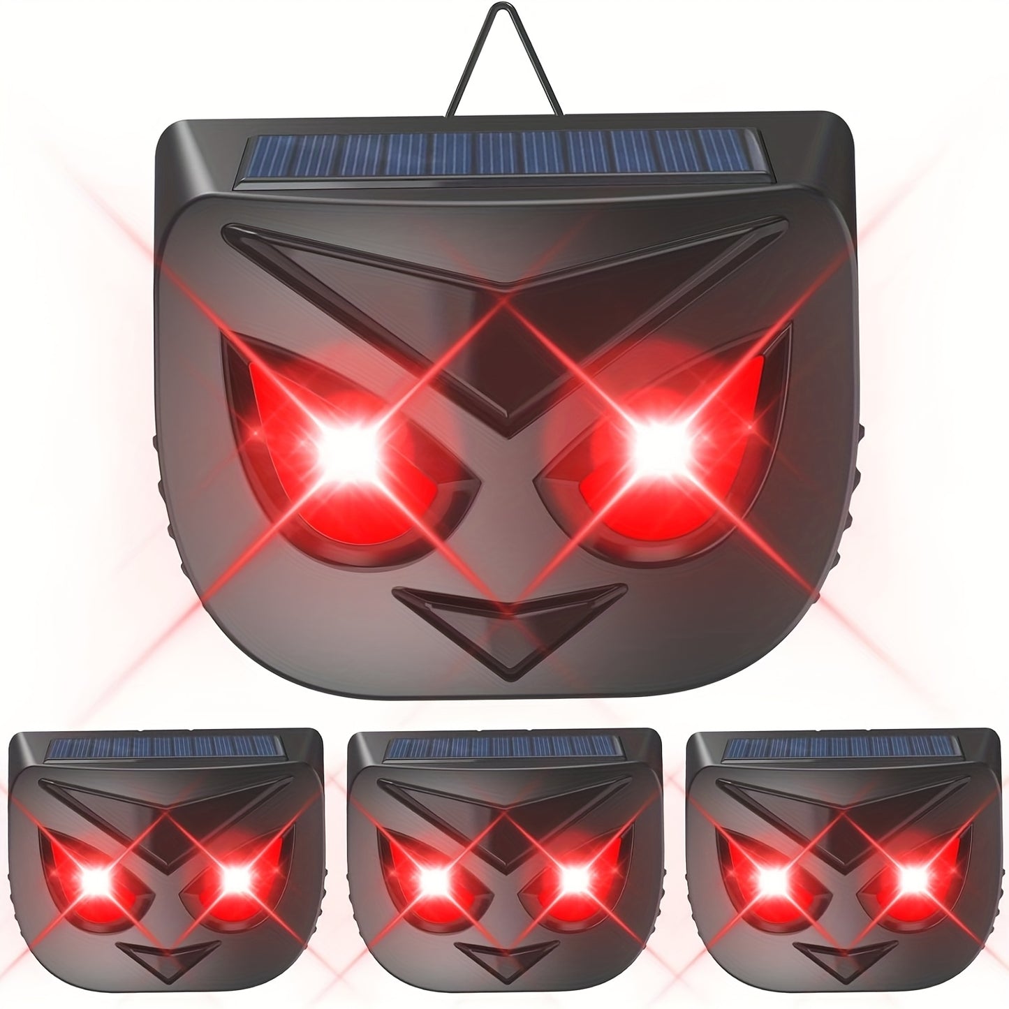 4-Pack Solar Animal Repeller - Predator Lights for Chicken Coop Protection
