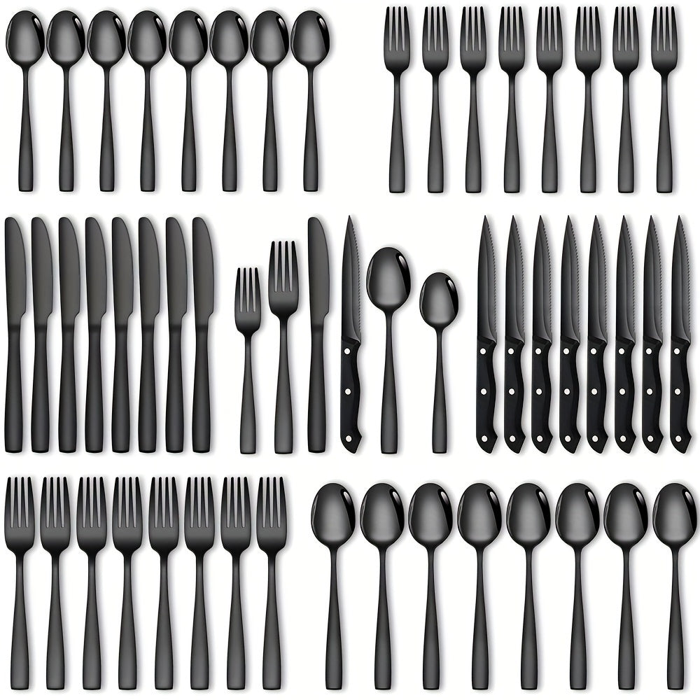 48-Piece Stainless Steel Flatware Set