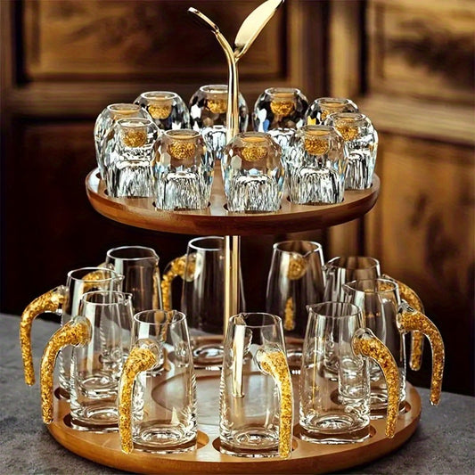 24K Golden Foil Decanter Set