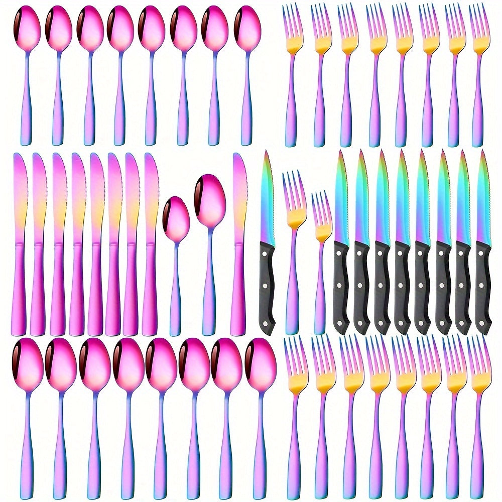 48-Piece Stainless Steel Flatware Set
