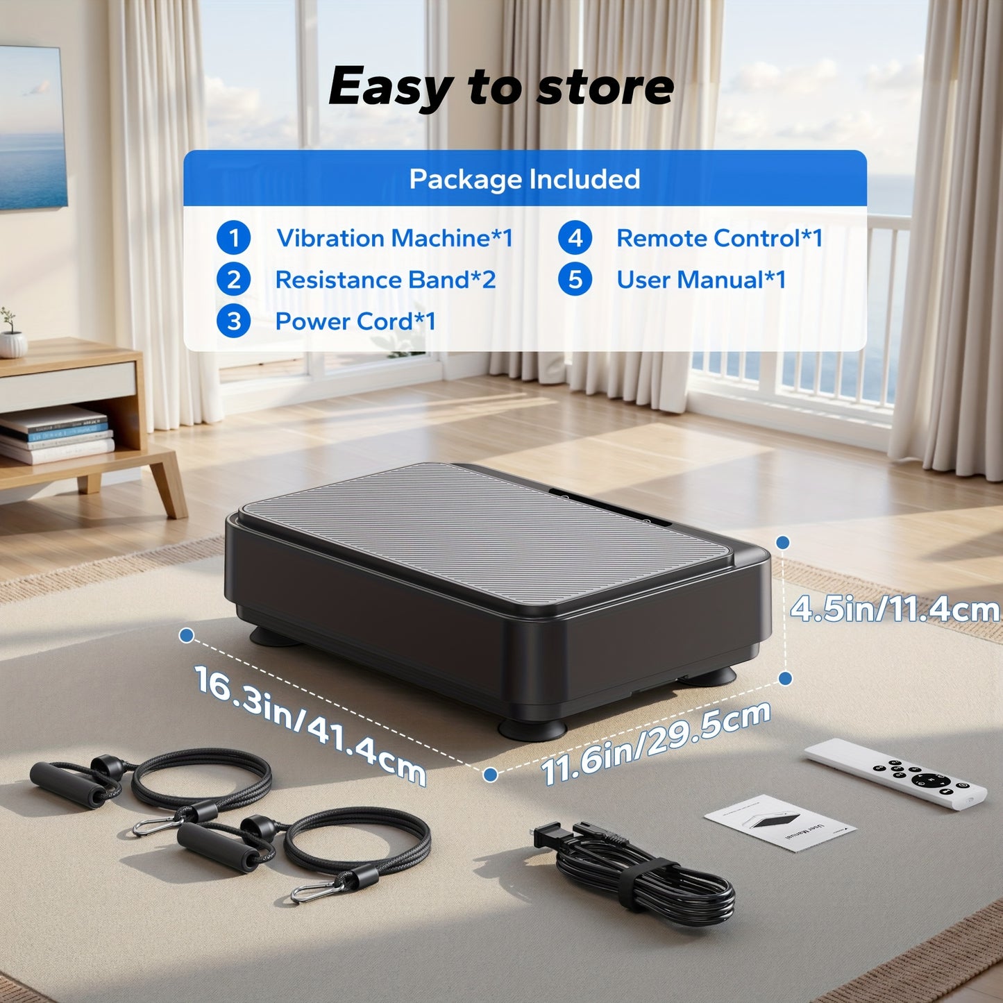 Vibration Plate Exercise Machine