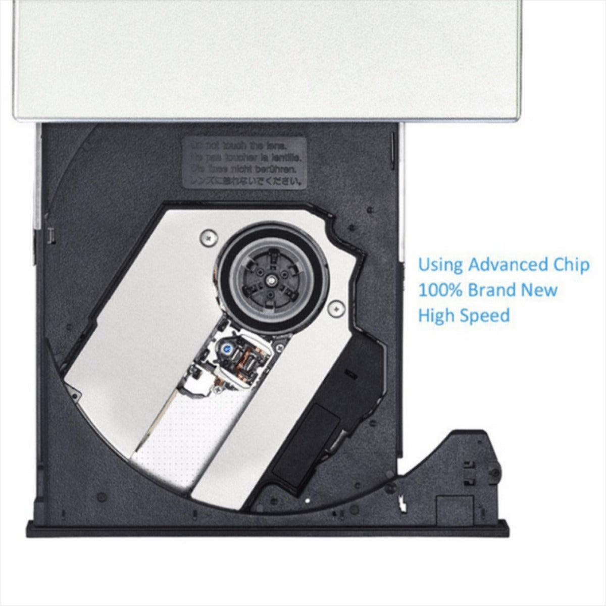 External DVD CD Drive - Portable USB DVD-RW Burner for Laptop