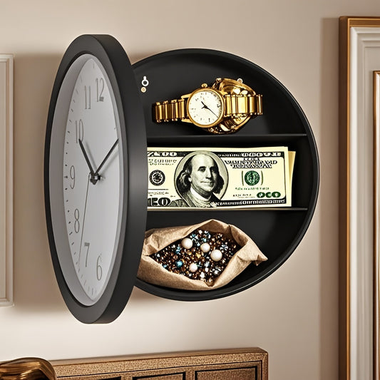 Hidden Safe Wall Clock