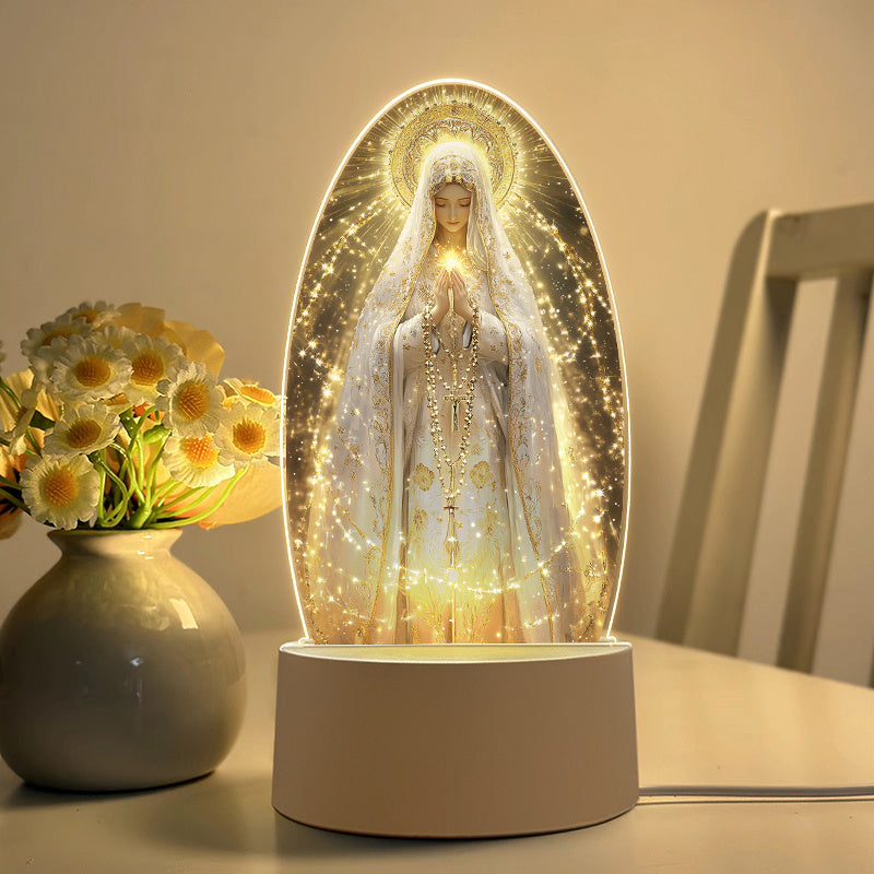 1pc Virgin Mary Decorative Lamp