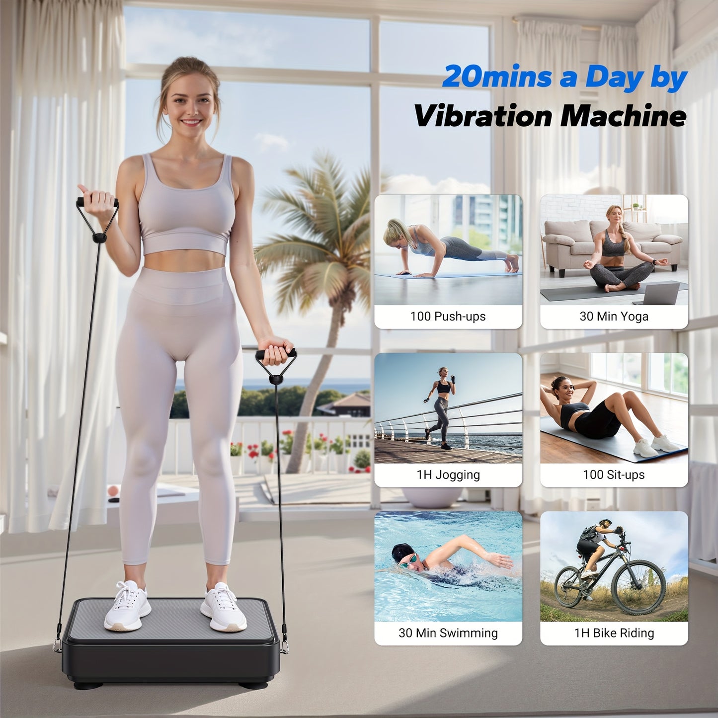 Vibration Plate Exercise Machine