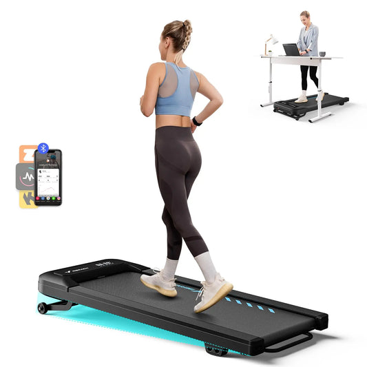 Walking Pad Quiet Under Desk Treadmill Home Gym