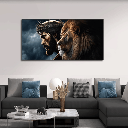 Divine Lion Canvas