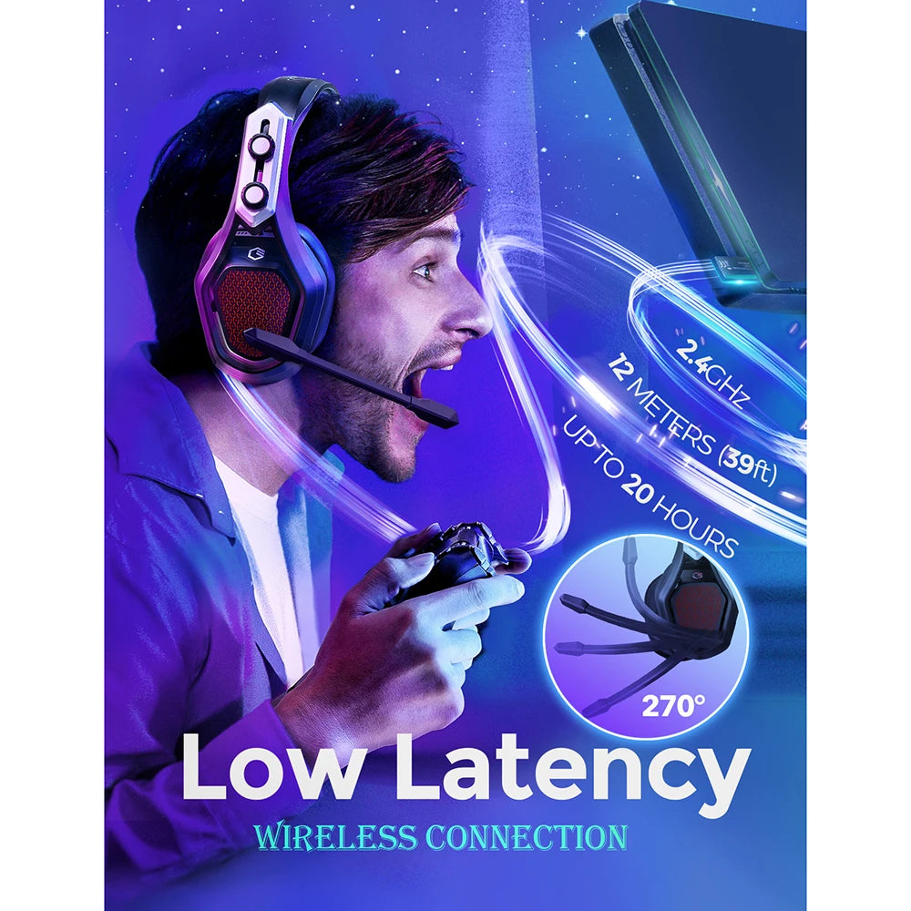 Mpow Iron Pro Wireless Gaming Headset - PDS Home & More