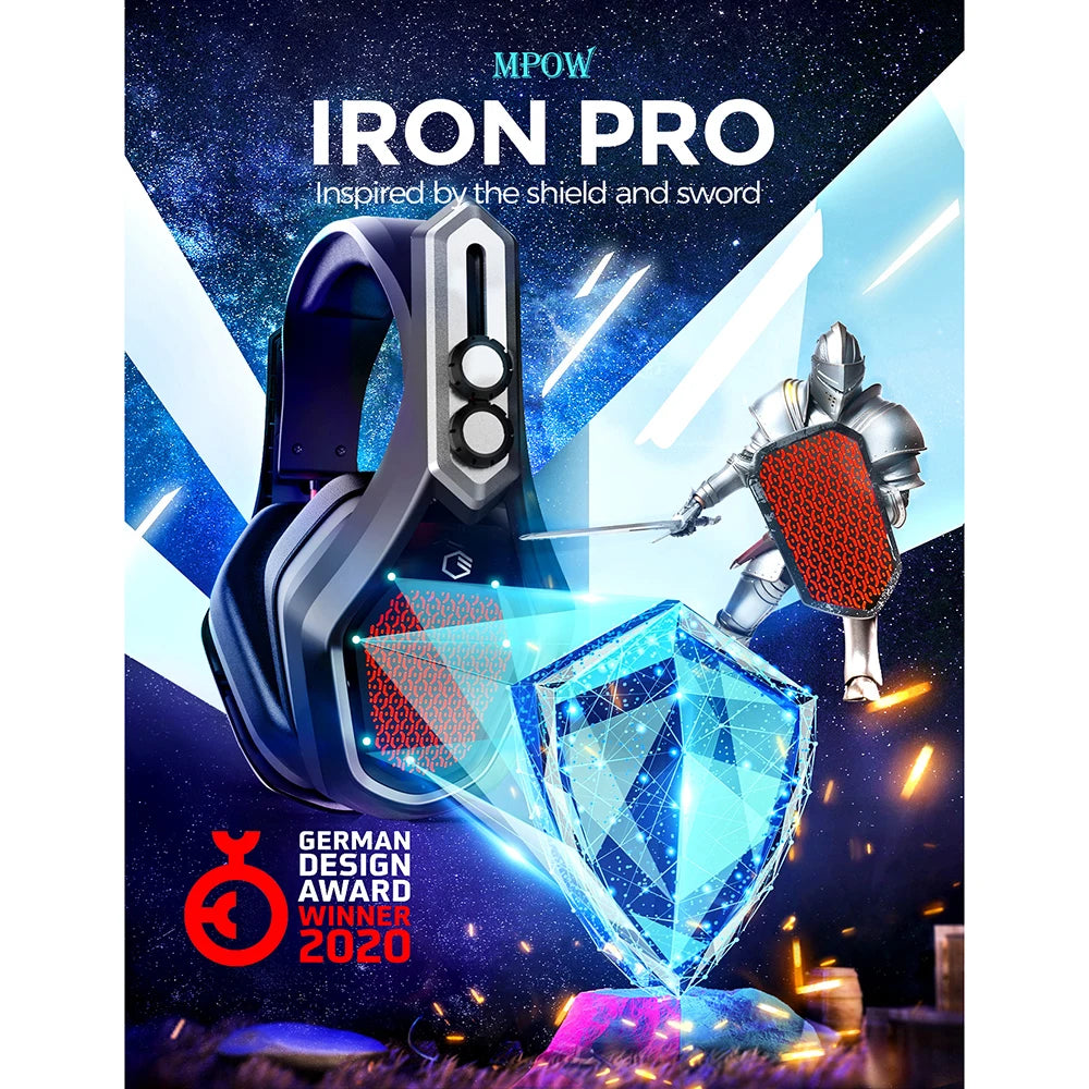 Mpow Iron Pro Wireless Gaming Headset - PDS Home & More