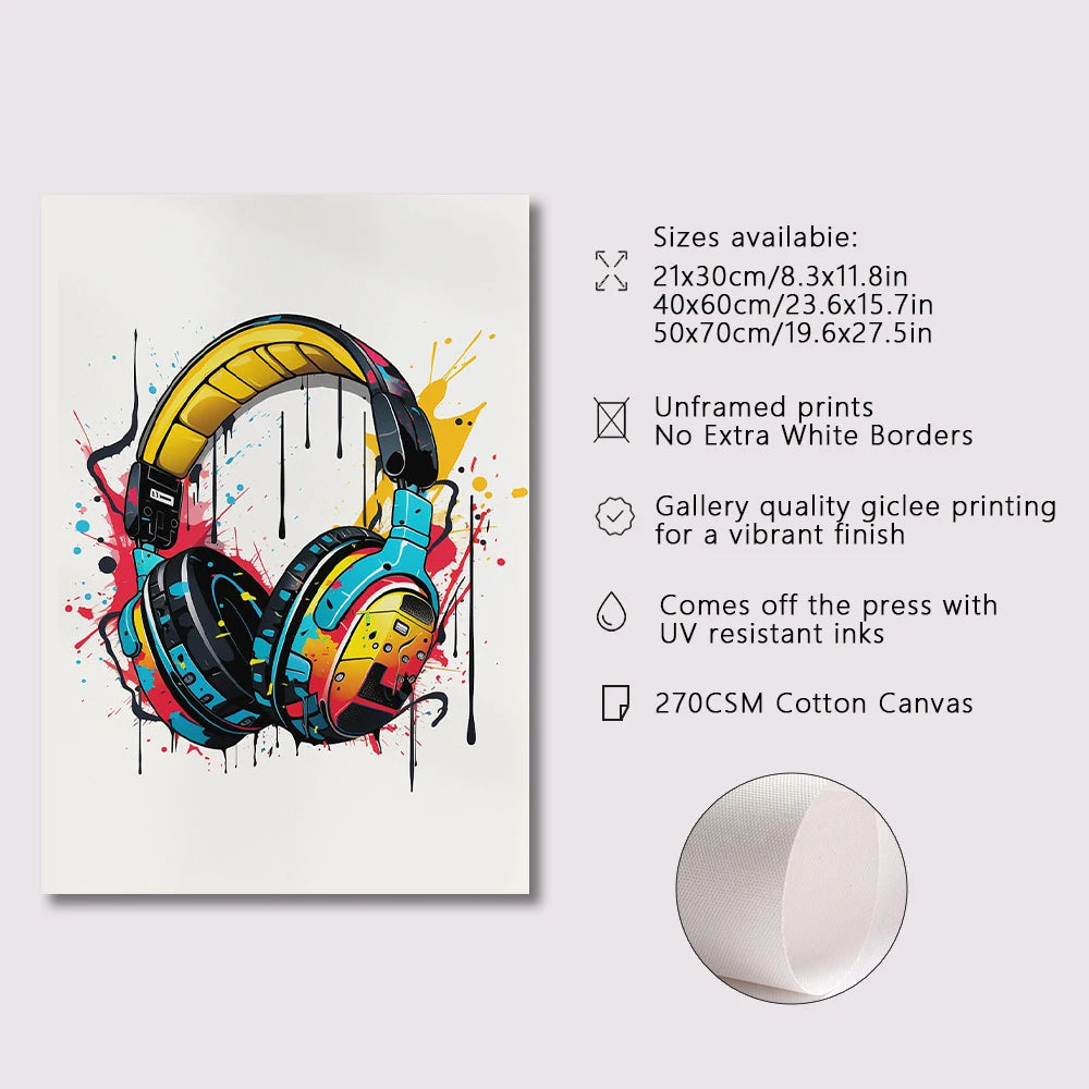 Canvas Gaming Prints Poster Set