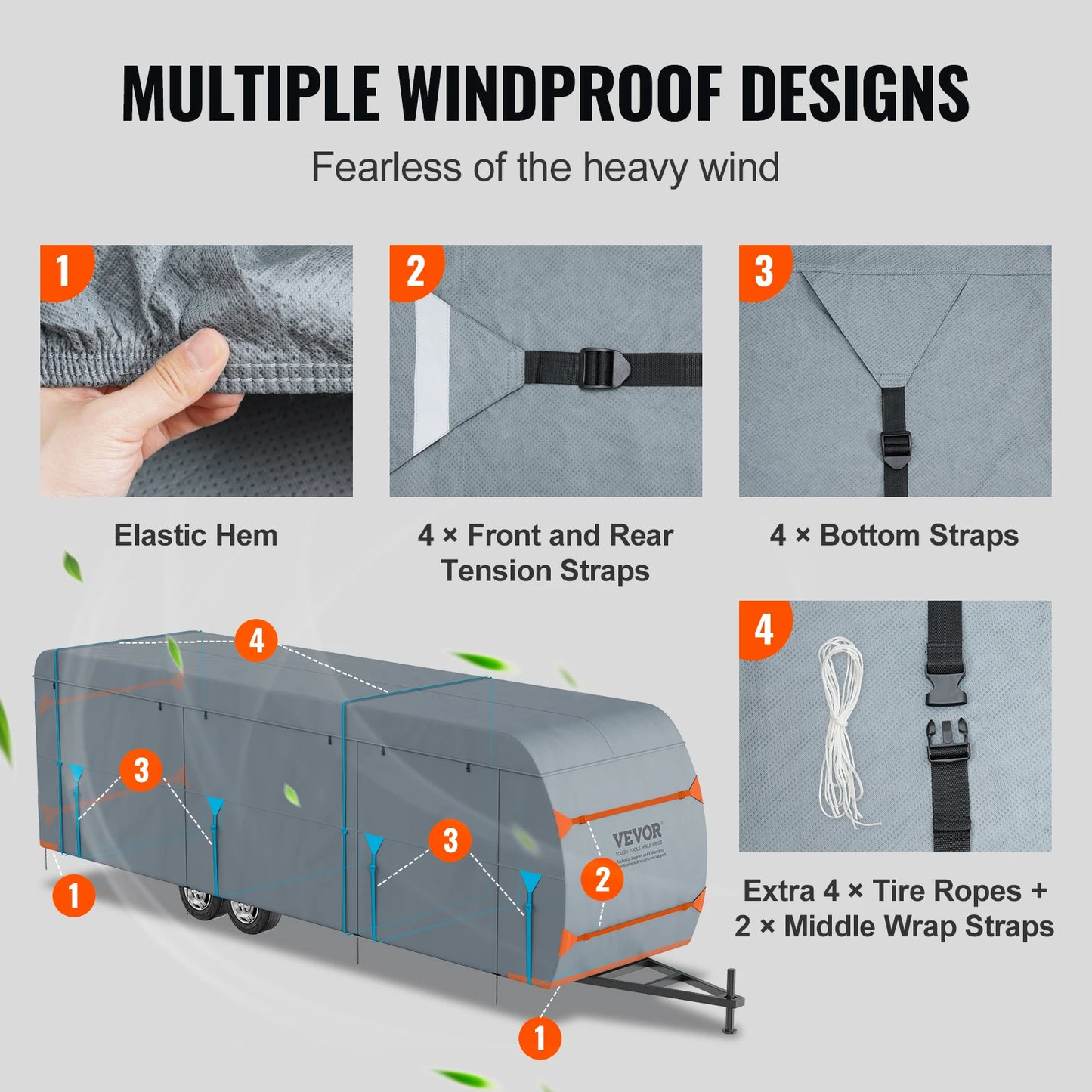 VEVOR Travel Trailer Cover