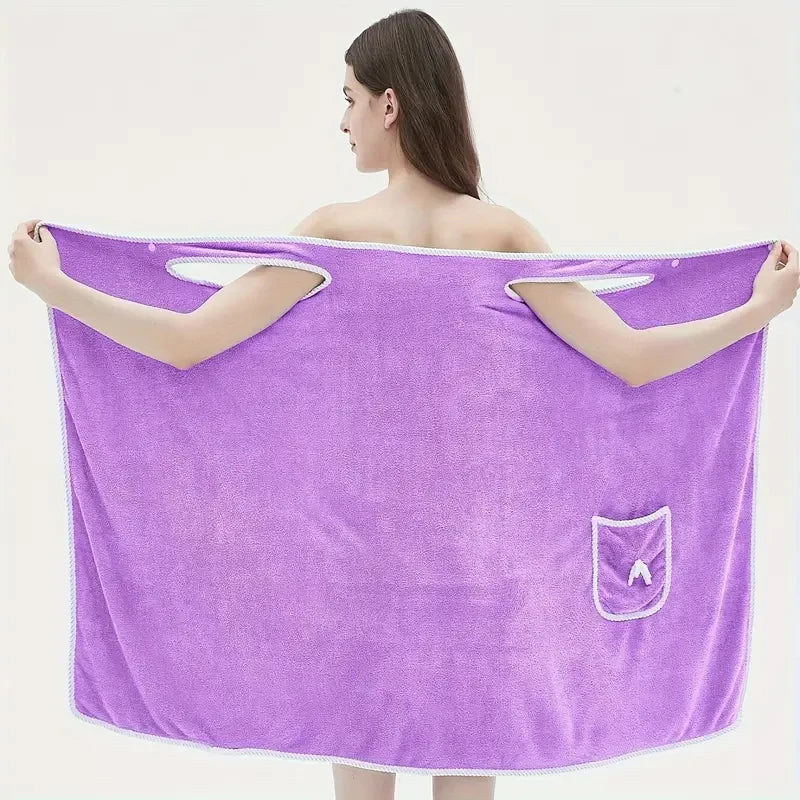 Wearable Bath Towel, Quick Drying