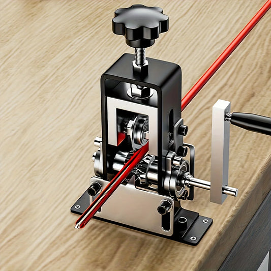Wire Stripper Machine, Drill Powered & Hand-Cranked Quick Strip