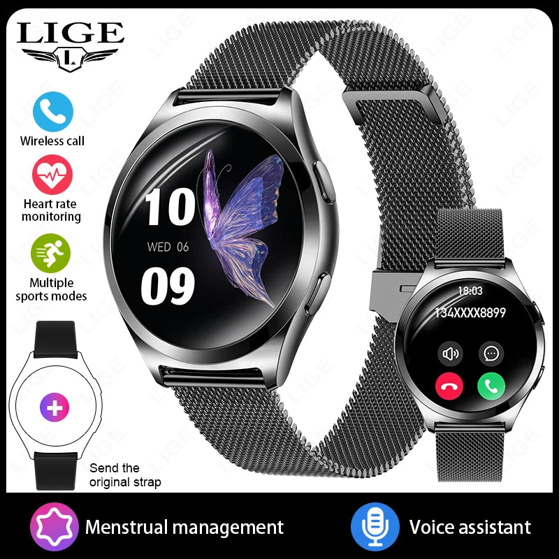 Women's Smart Watch - 1.27" HD Bluetooth Call Fitness Tracker