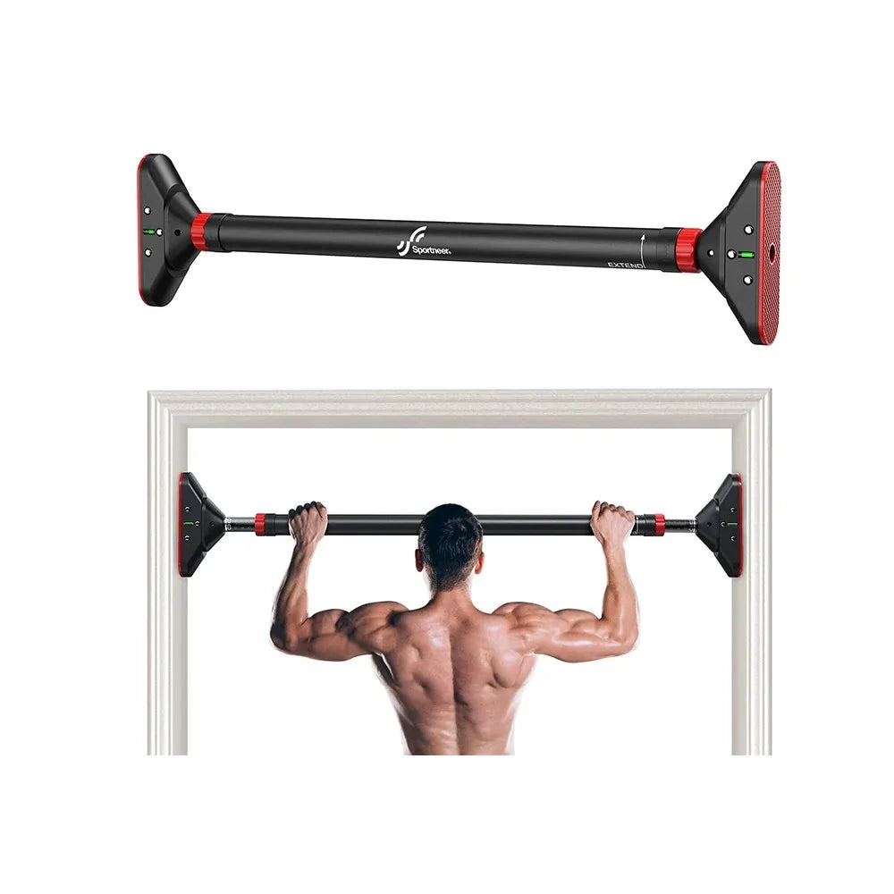 Pull Up Bar Adjustable Width Strength Training Chin up Bar without Screws Max 440lbs for Fitness Exercise