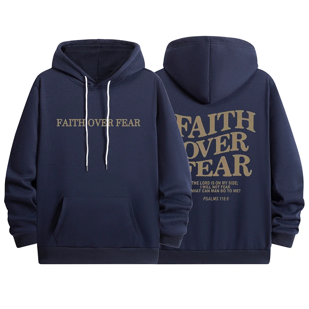 Faith Over Fear Christian Hoodie