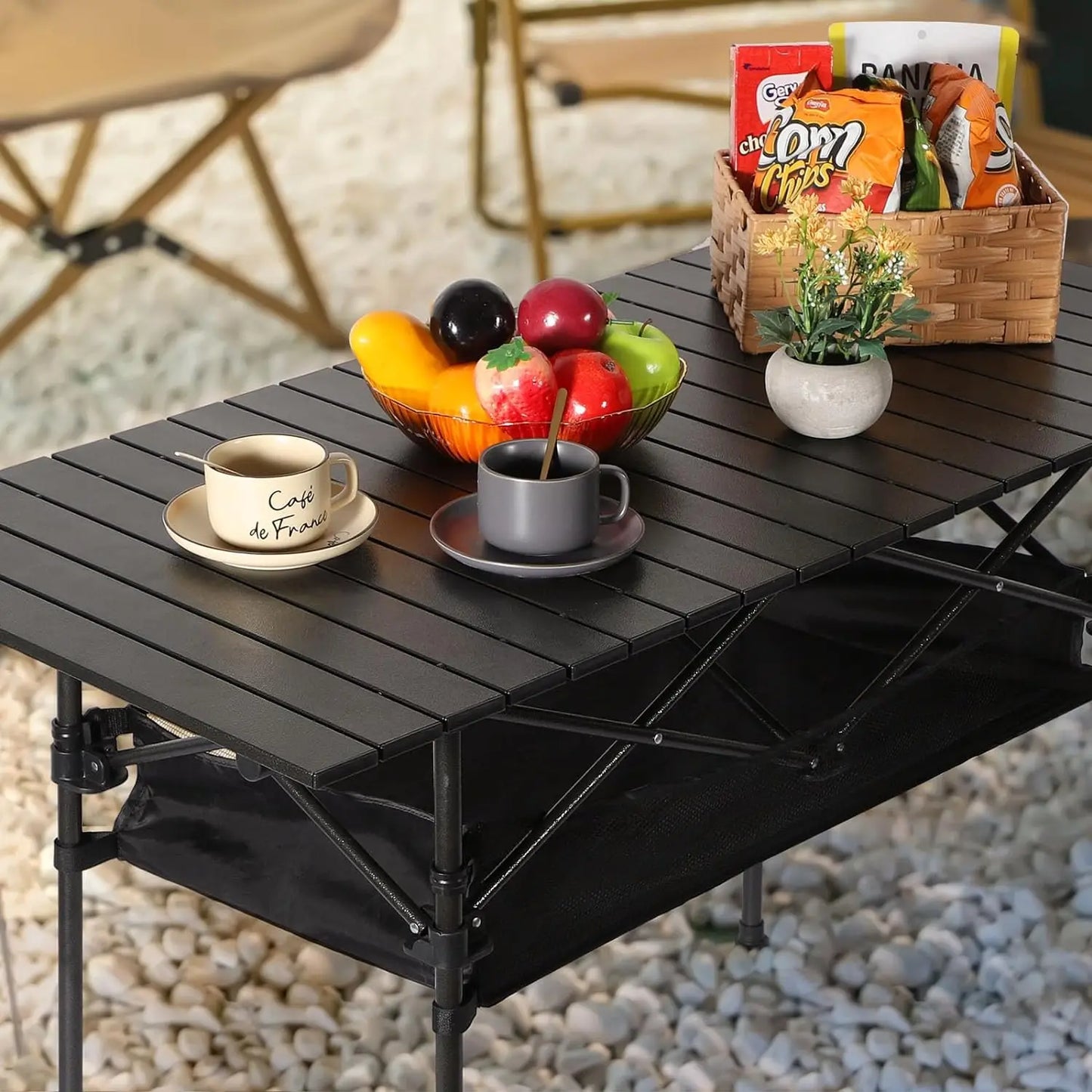 Portable Camping Table Waterproof and Rust Resistant