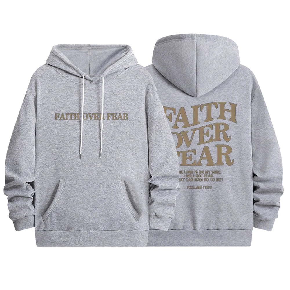 Faith Over Fear Christian Hoodie