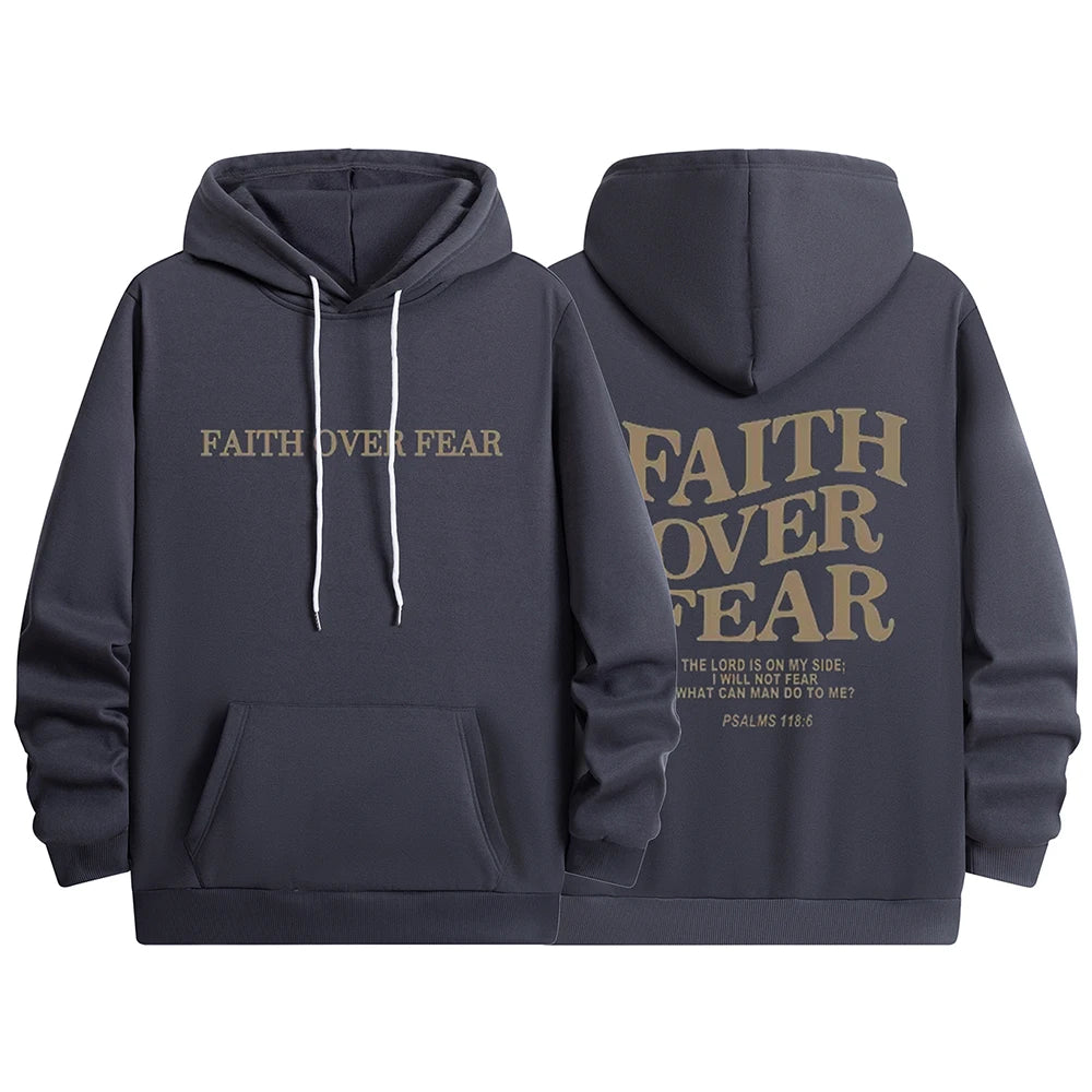 Faith Over Fear Christian Hoodie