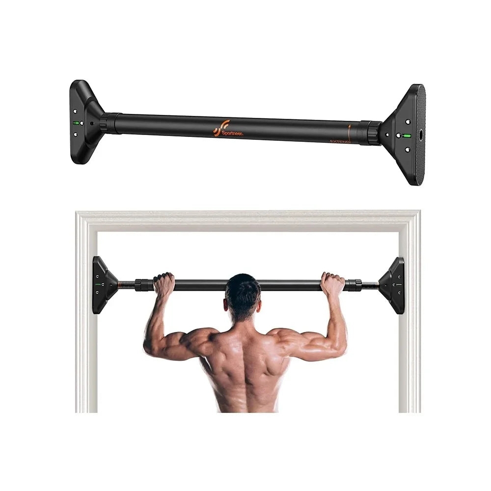 Pull Up Bar Adjustable Width Strength Training Chin up Bar without Screws Max 440lbs for Fitness Exercise