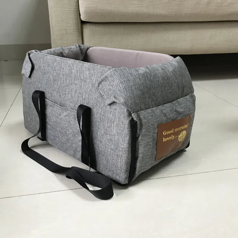 Dog Car Seat Bed Portable Pet Carrier for Small Dogs & Cats