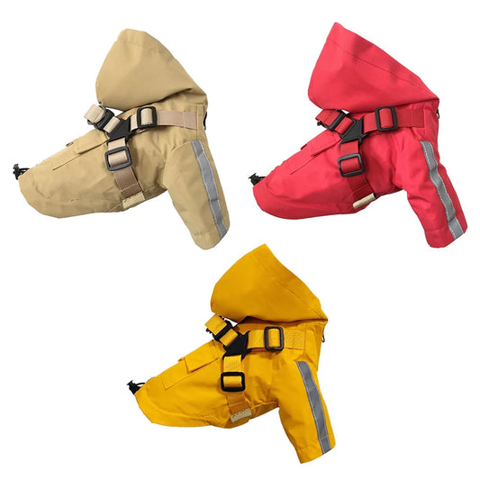 Dog Raincoat Reflective Waterproof Dog