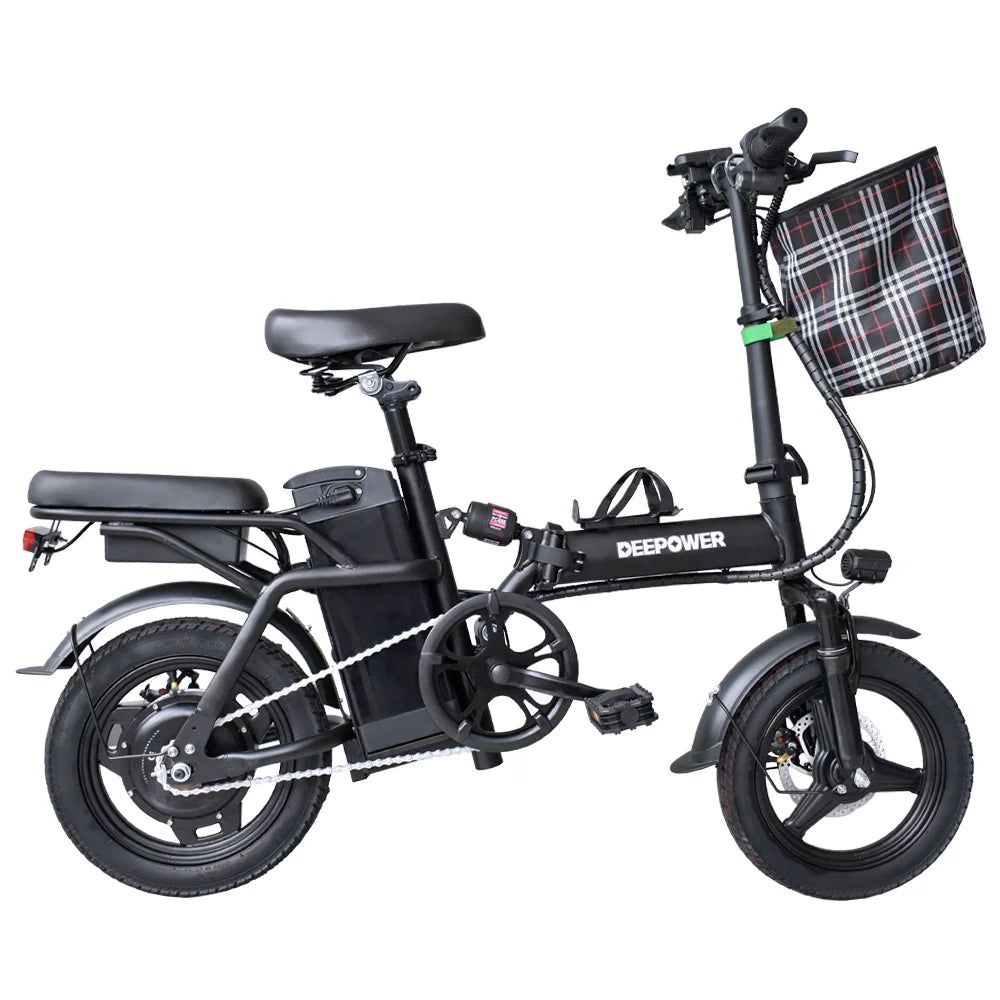 Electric Bike for Adults 600W Peak Motor, 20 mph 3 Levels