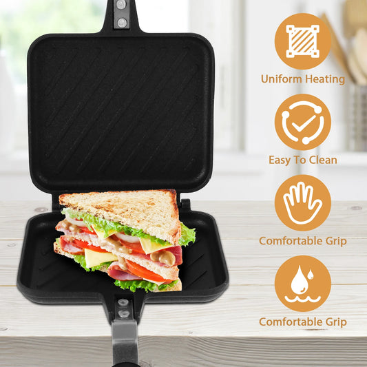 Double-Sided Sandwich Frying Pan Non-Stick