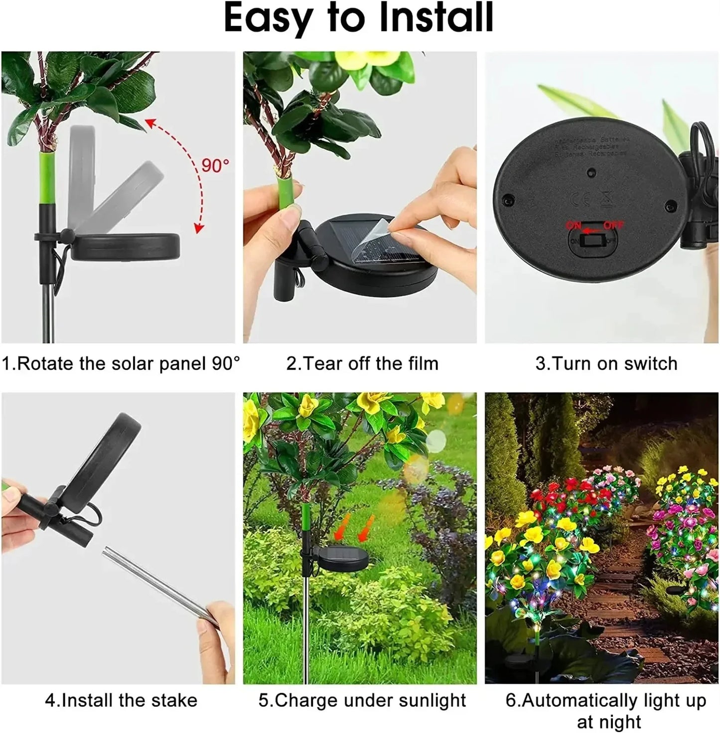LED Solar Light Waterproof Outdoor for Garden