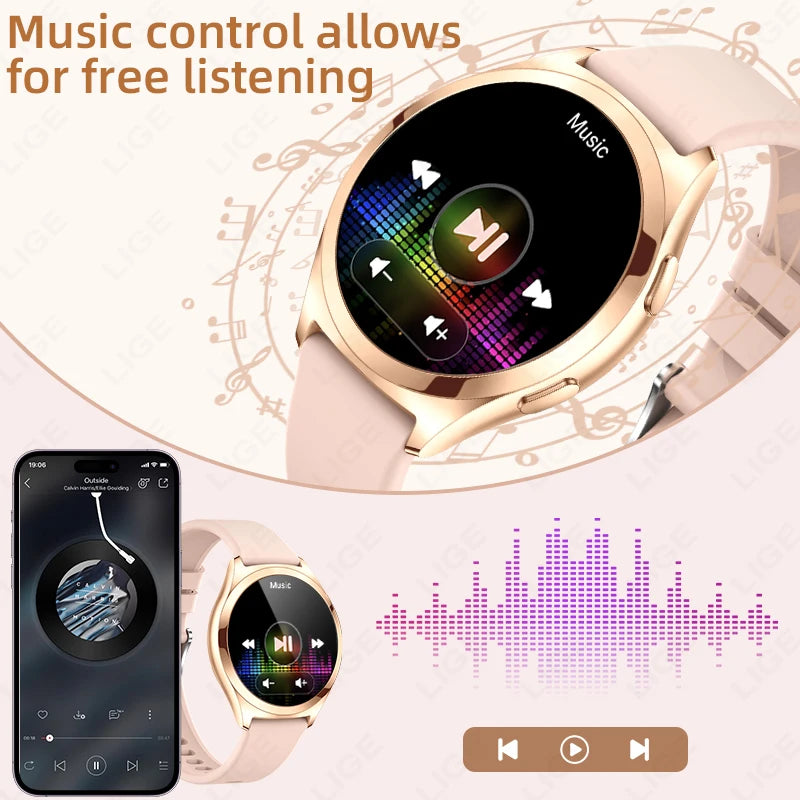 Women's Smart Watch - 1.27" HD Bluetooth Call Fitness Tracker