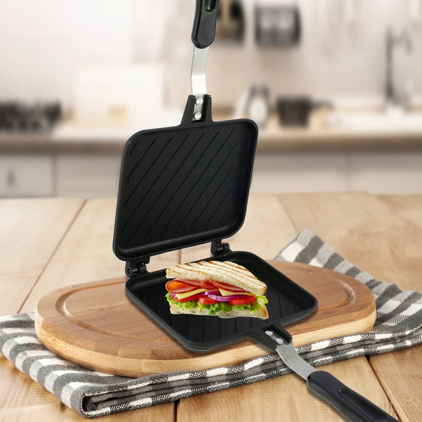 Double-Sided Sandwich Frying Pan Non-Stick