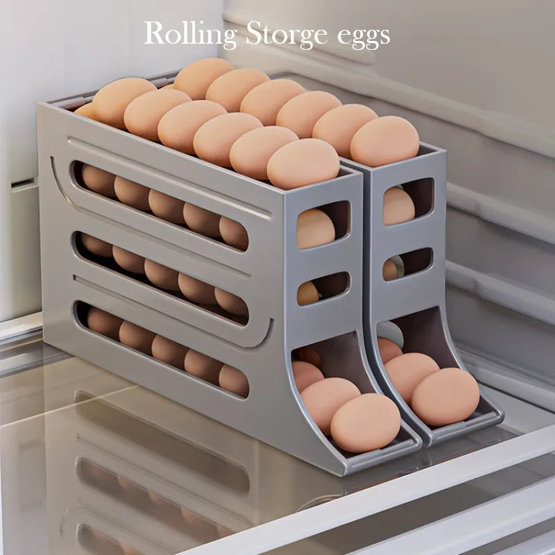 Rolling Egg Dispenser for Fridge