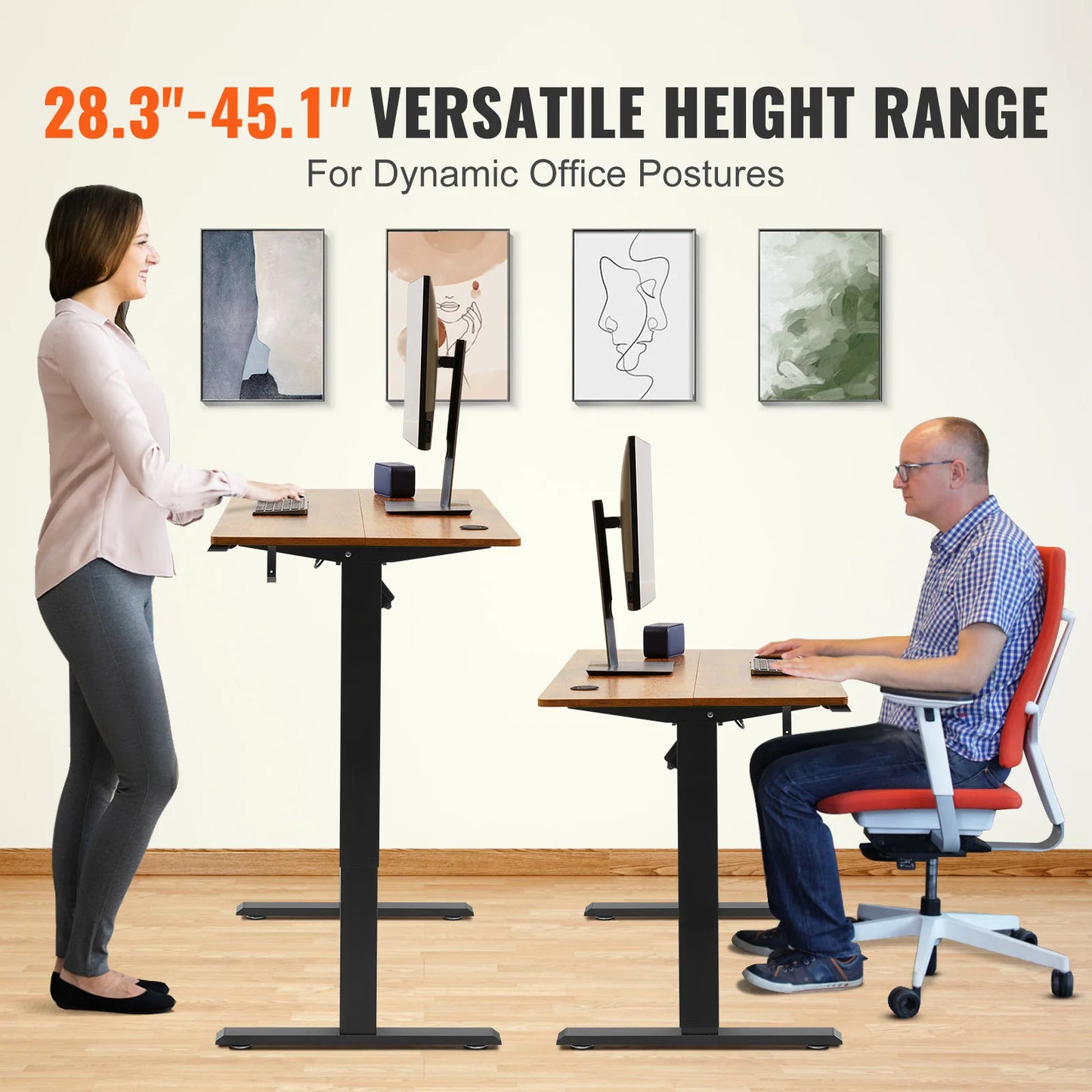 VEVOR Electric Standing Desk Height Adjustable