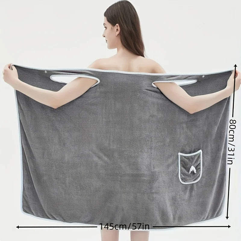 Wearable Bath Towel, Quick Drying