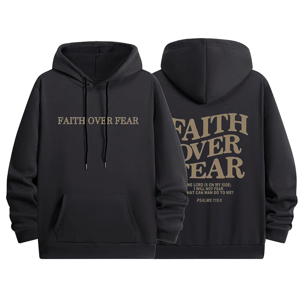 Faith Over Fear Christian Hoodie